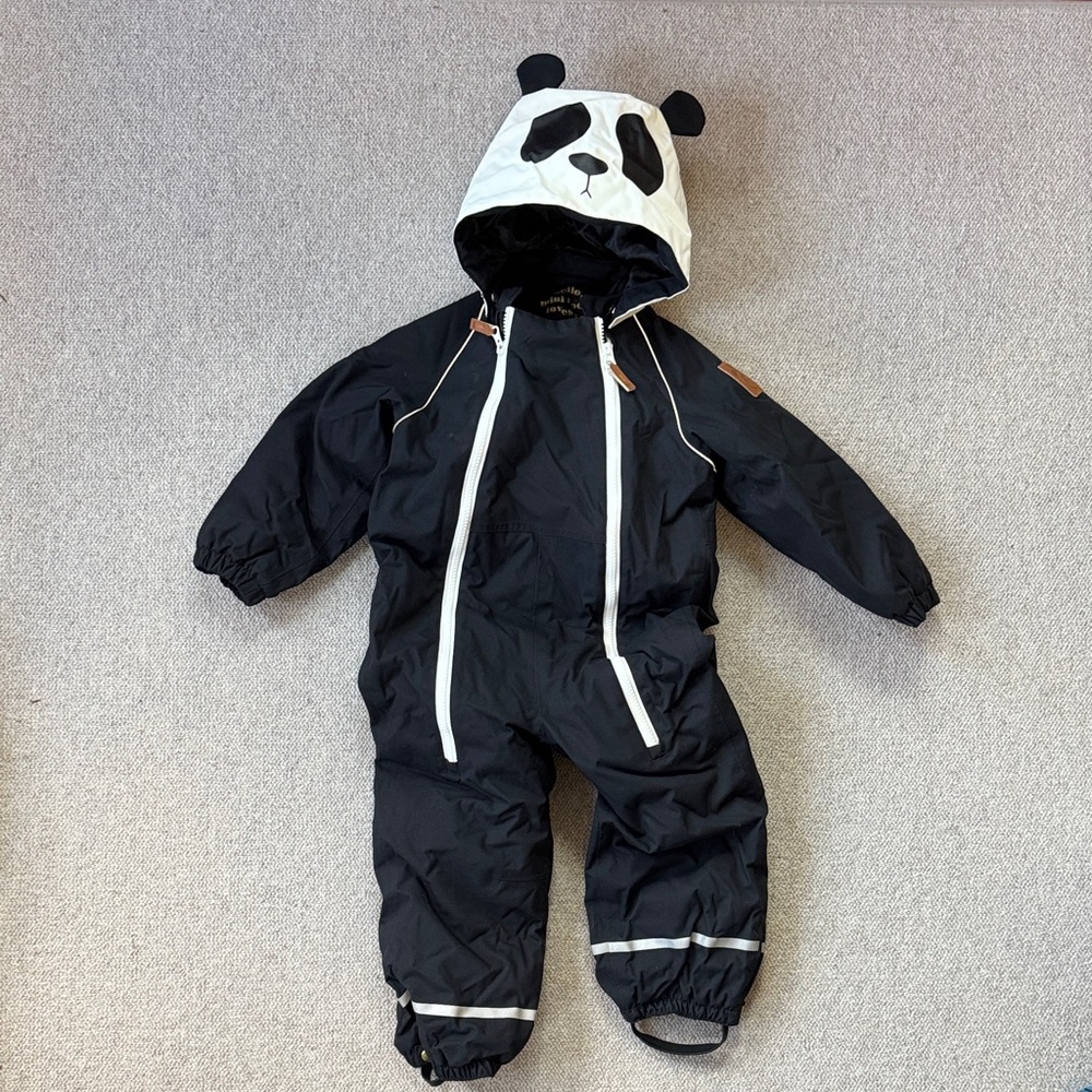 Mini Rodini panda snowsuit